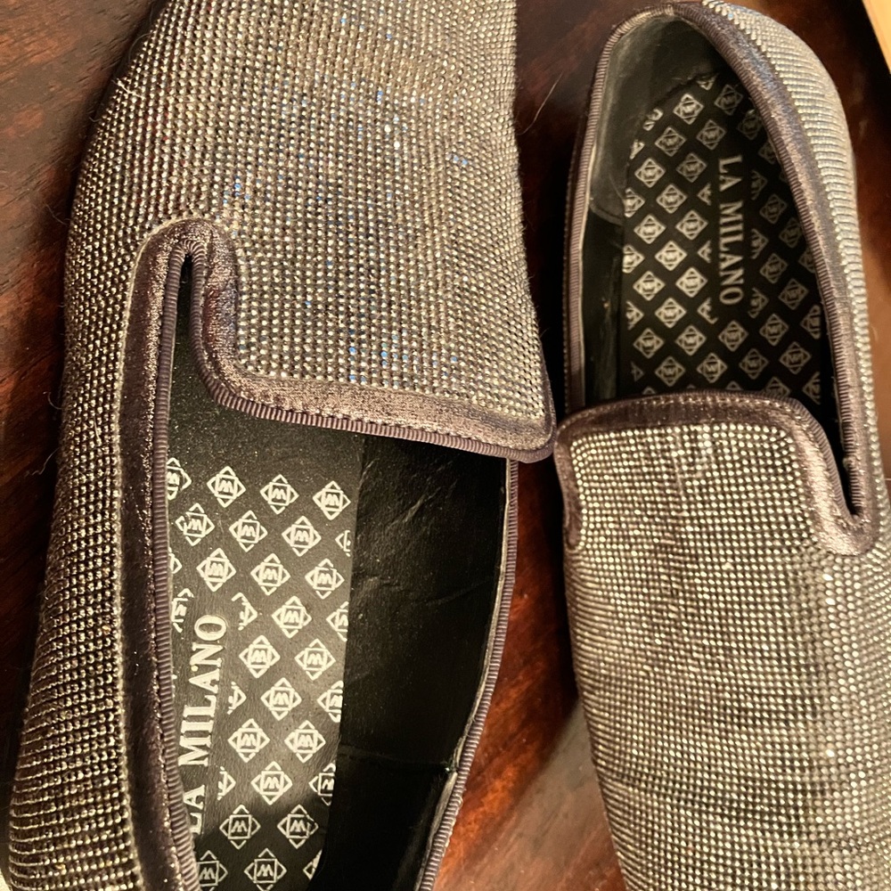 Vittorio Textured Disco Reflective Loafers